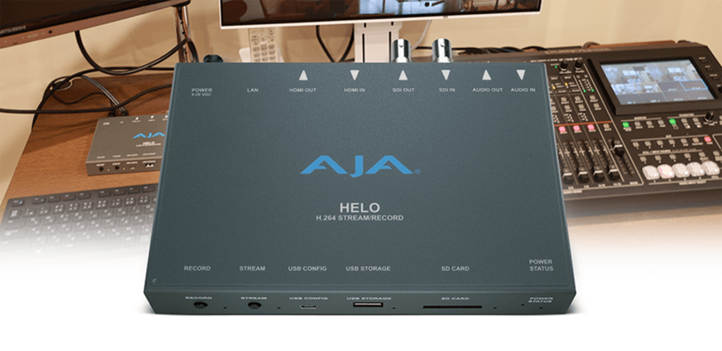 ALAMODE Live Streams & Records Web Content with AJA HELO