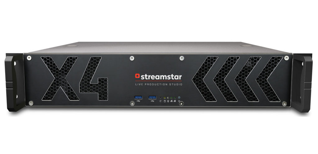 Streamstar X4 Live Production Studio front panel