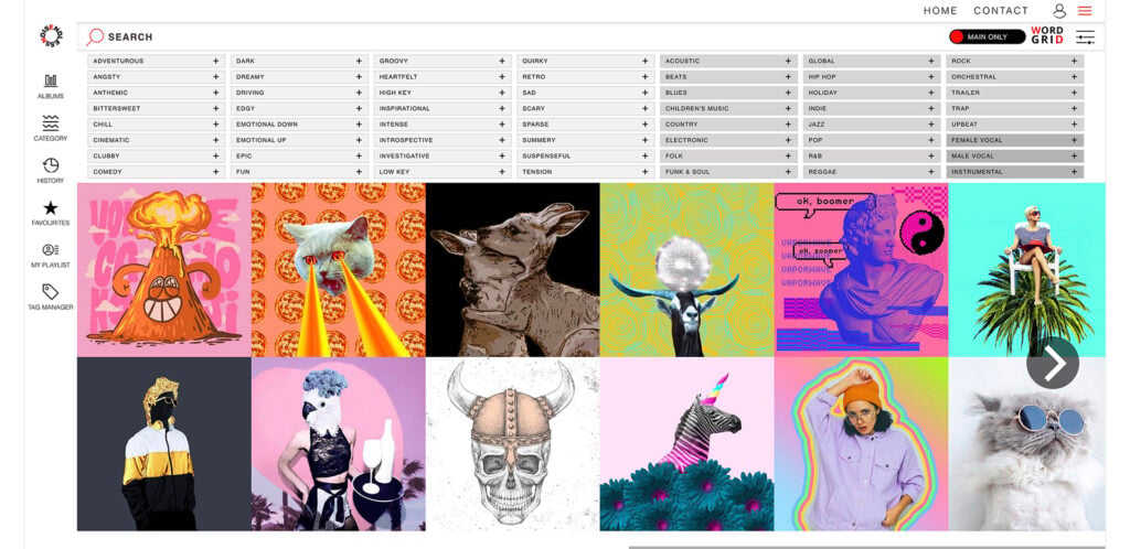 Endless Noise Music Library