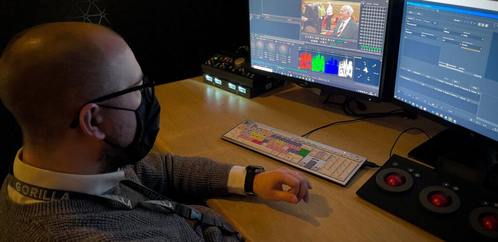 MTI Film Cortex in Gorillas new 4K HDR mastering suite