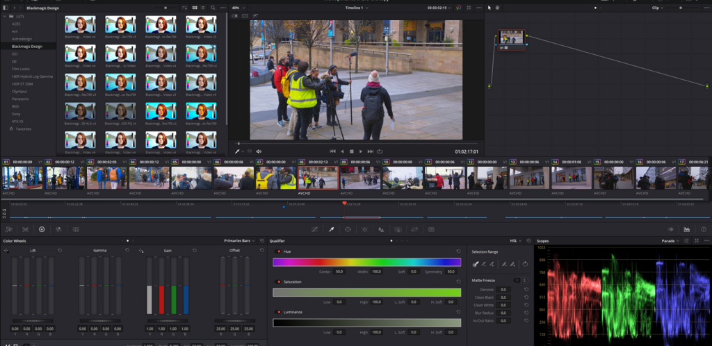Salford City College using DaVinci Resolve