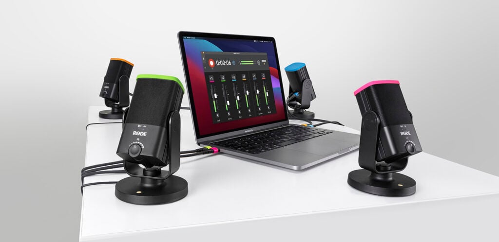 RODE CONNECT Insitu NT-USB Mini Macbook darkmode