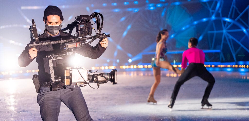 Ice Skating Cameraman