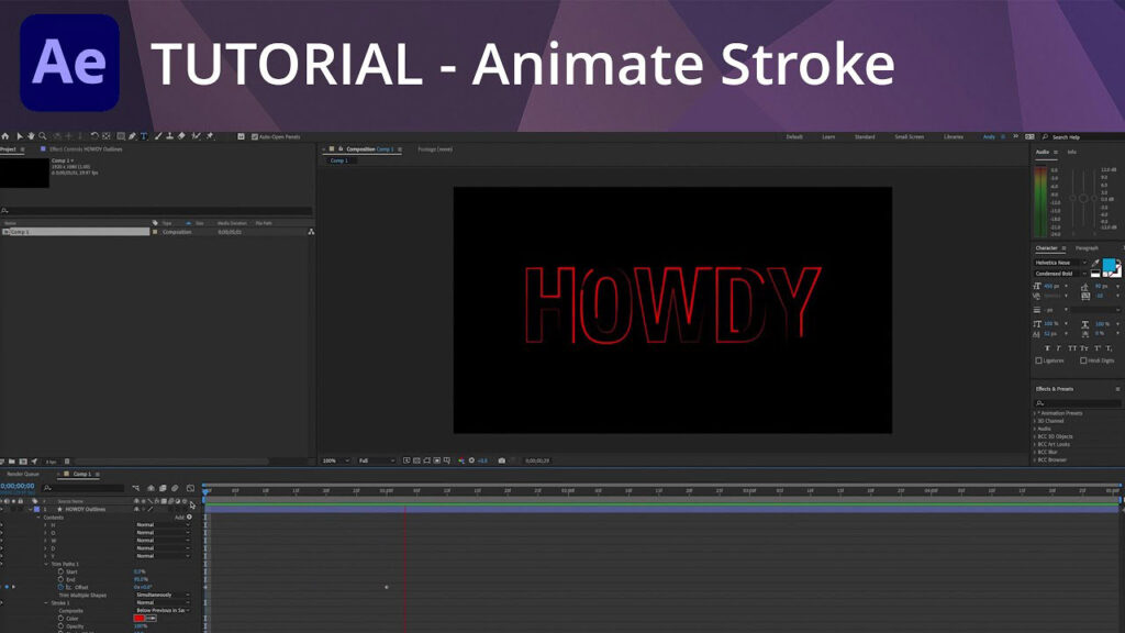 Andy Ford Animate Stroke Tutorial