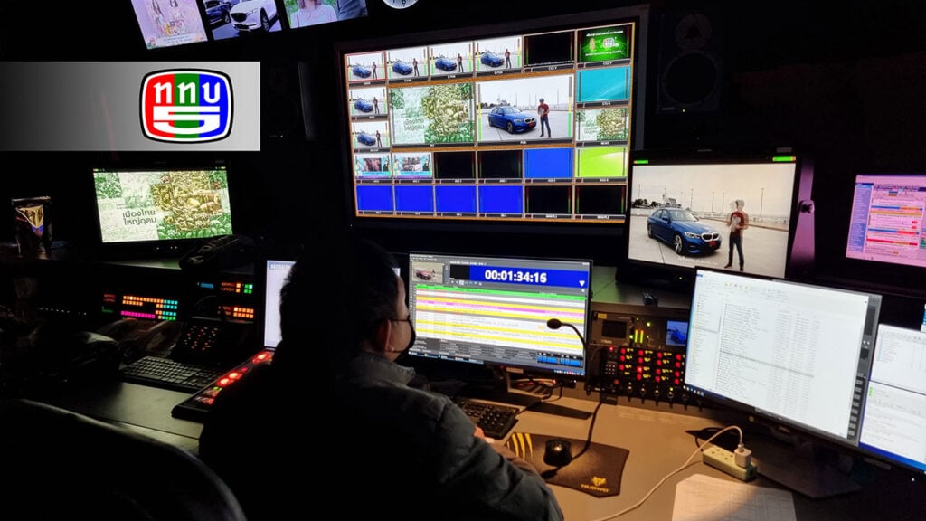 Playout control suite at Thai TV5 Bangkok