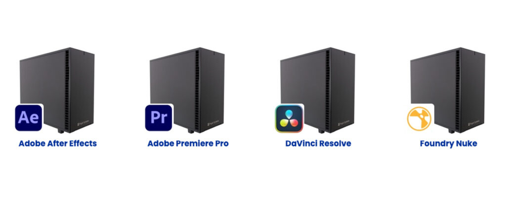Puget Post-Production Systems including After Effects Premiere Pro DaVinci Resolve and Foundry Nuke
