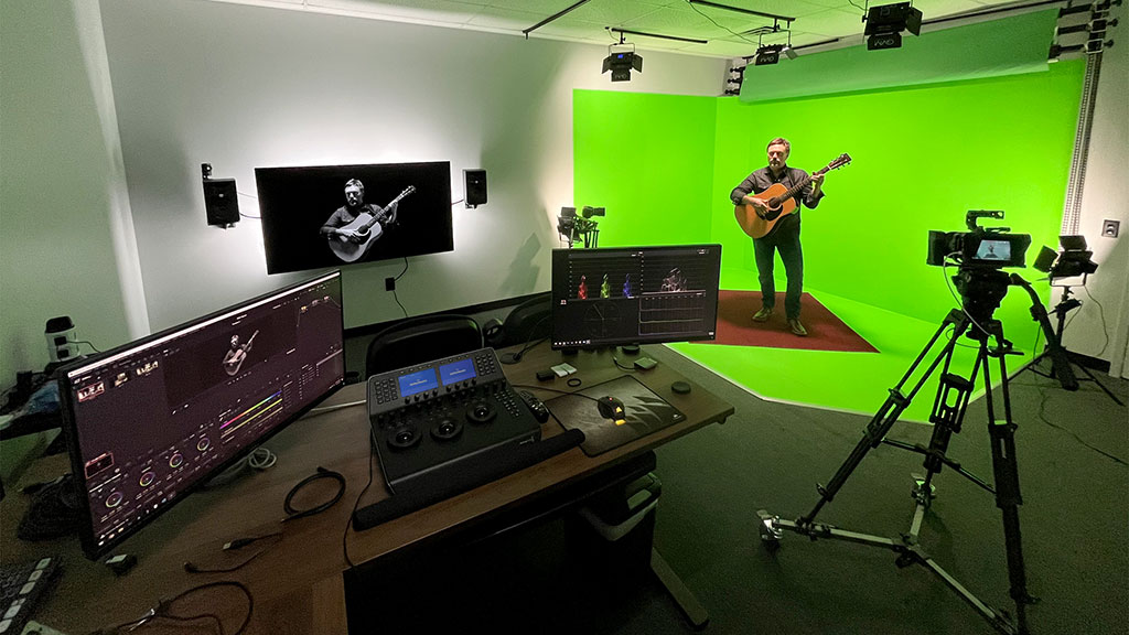 Immersive Music/Media Group, in studio, Mixes and Masters with DaVinci Resolve Studio’s Fairlight