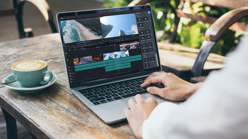 Dalet platform on a laptop computer