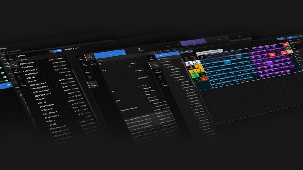 several screenshots of the software Bitfocus
