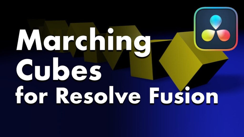 text that says Marching Cubes for Resolve Fusion