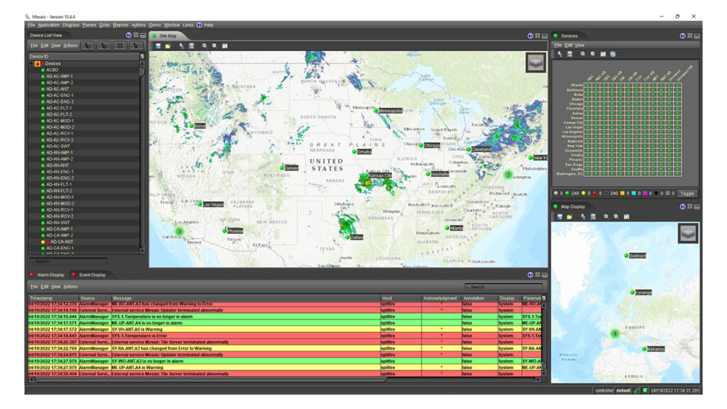 a screenshot of MNC broadcasting software