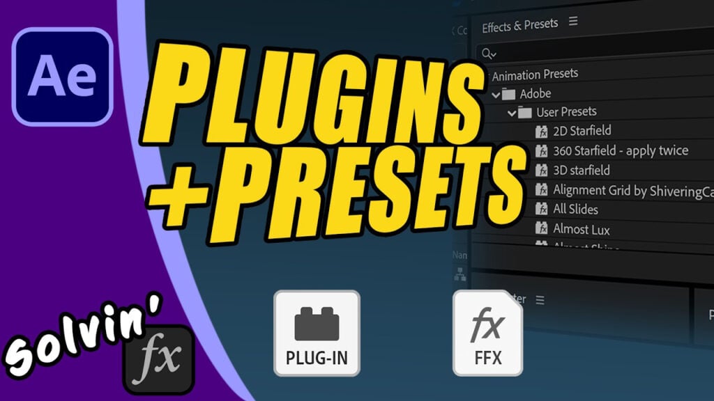 text that says Plugins + Presets
