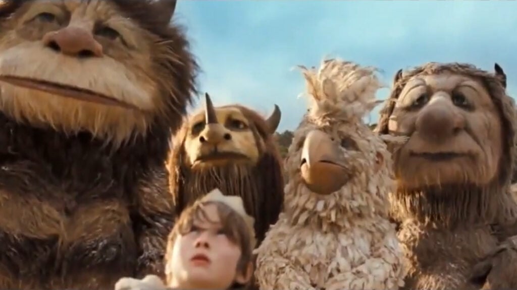 screenshot of monsters in Where the Wild Things Are, Warner Bros.Pictures
