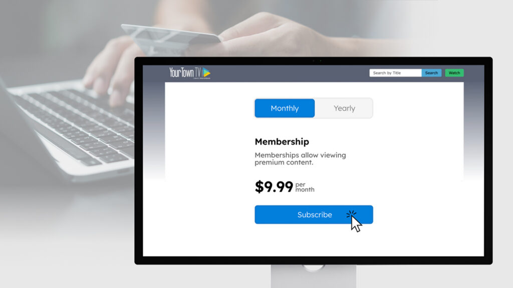 screenshot of a paywall created with Tightrope Media Systems Cablecast version 7.10