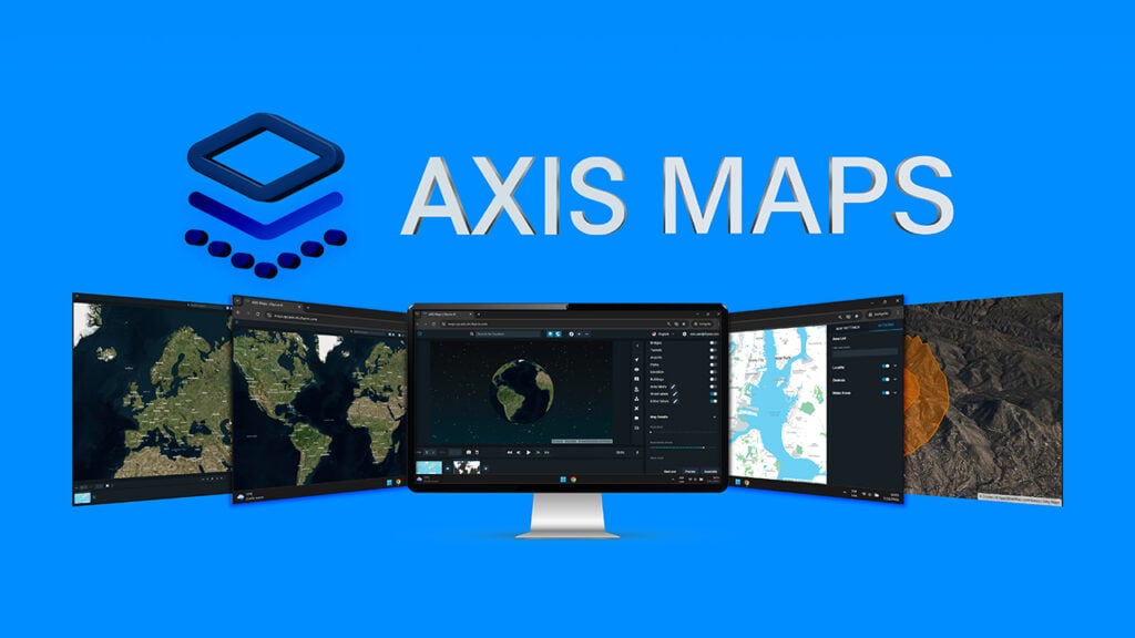 text that says Axis Maps