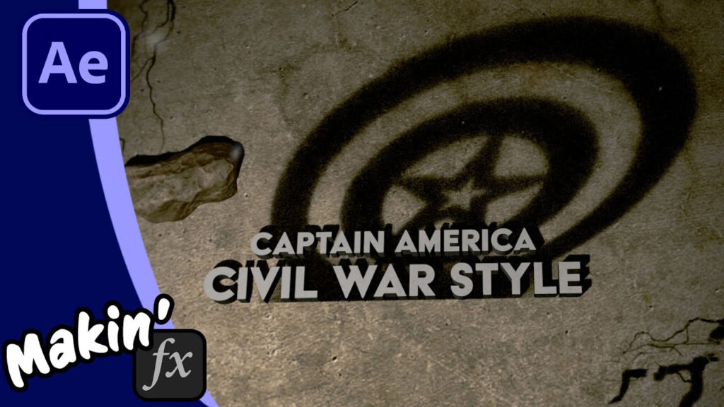 text that says Captain America Civil War Style