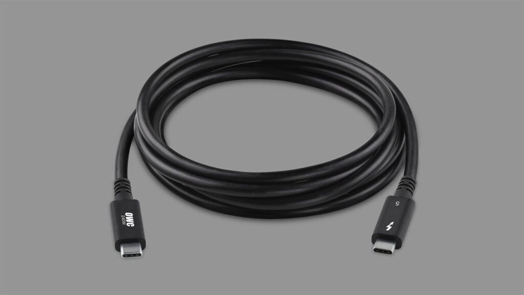 the OWC 2-Meter Thunderbolt 5 (USB-C) Cable