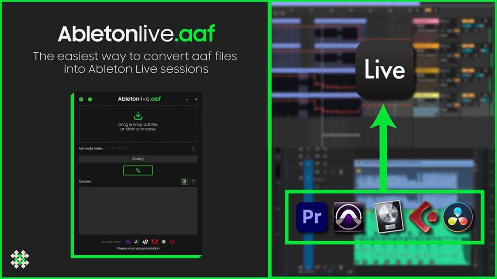 a screenshot of Abletonlive.aaf software