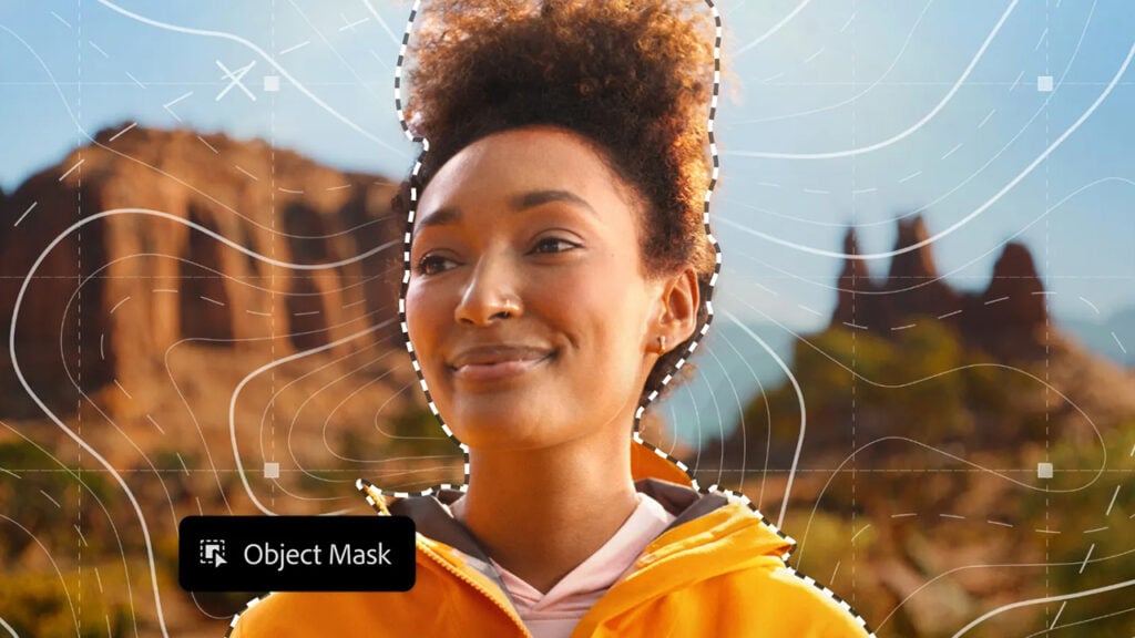Screenshot of a cutout made on footage in Adobe After Effects