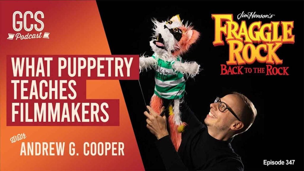 text that says what puppetry teaches filmmakers with Andrew G. Cooper