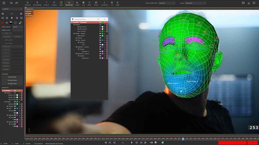 screenshot of Boris FX SynthEyes 2026 software