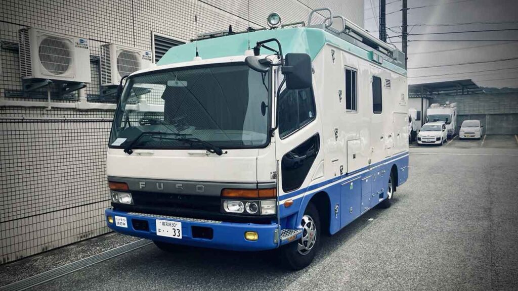 the Kochi Sun Sun broadcast van