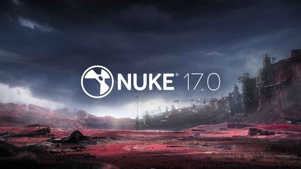 the text Nuke 17.0 is superimposed over a red post-apocalyptic background