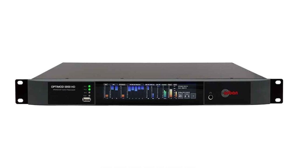 The Orban OPTIMOD 5950 HD device