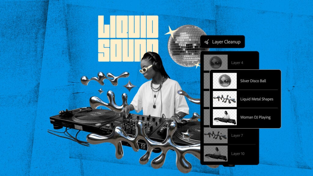 a woman mixes music on a turntable