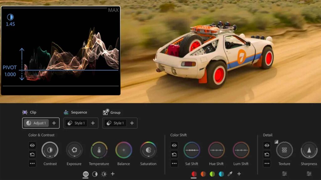 a screenshot of Adobe Premiere video editing software