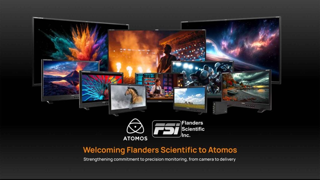 10 different Flanders Scientific monitors