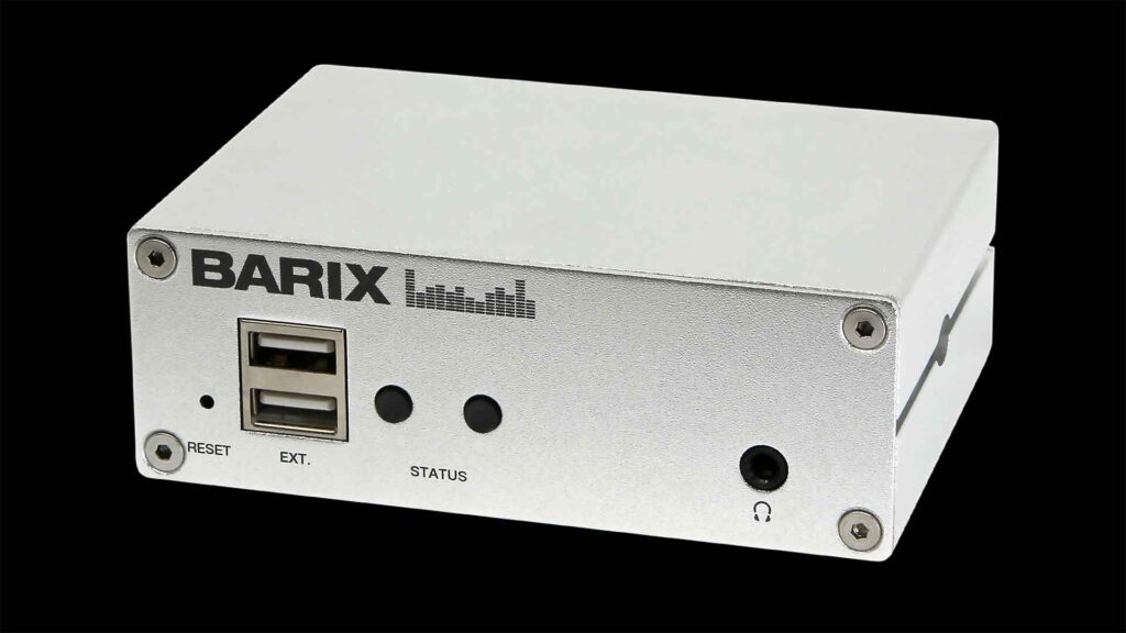 the Barix MultiCoder device