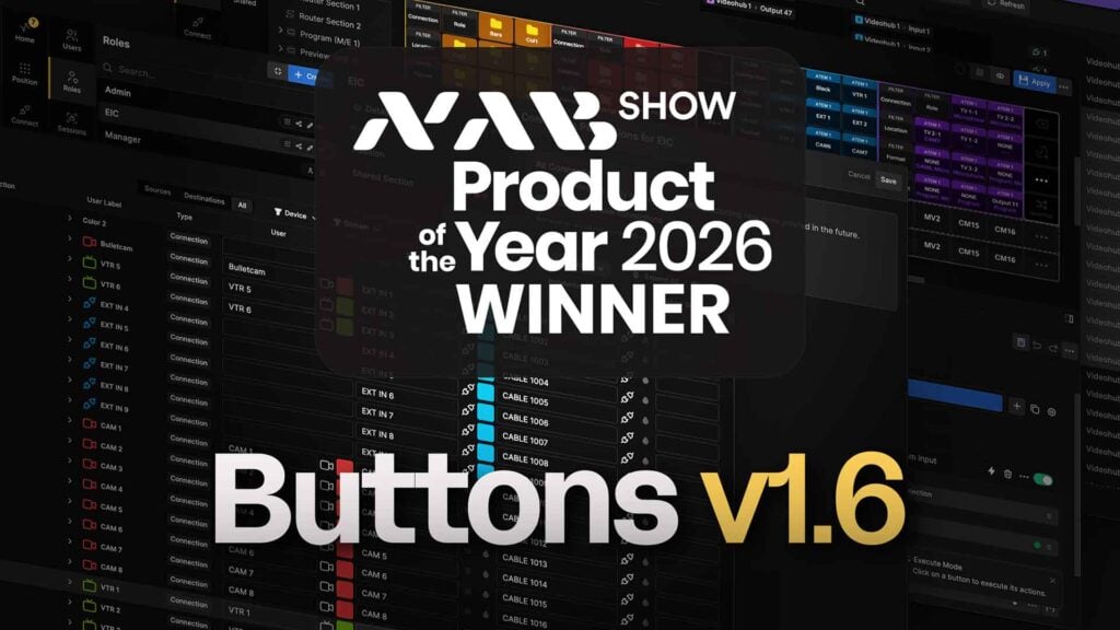 text that says NAB Product of the year 2026 Winner Buttons v1.6