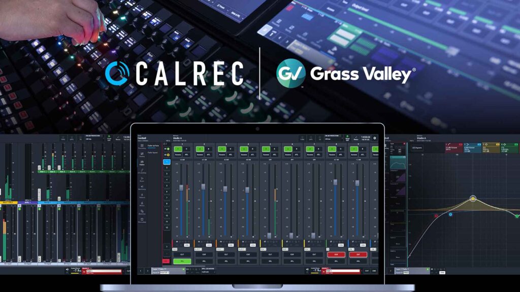 the Caloric logo and the Grass Valley logo