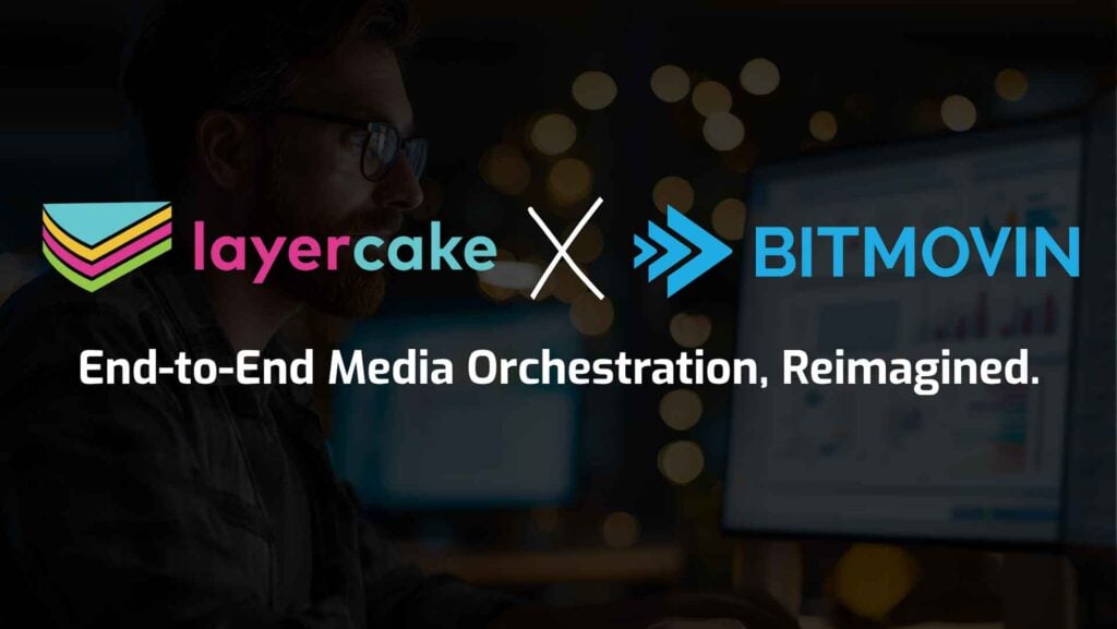 the Layercake and the Bitmovin logos