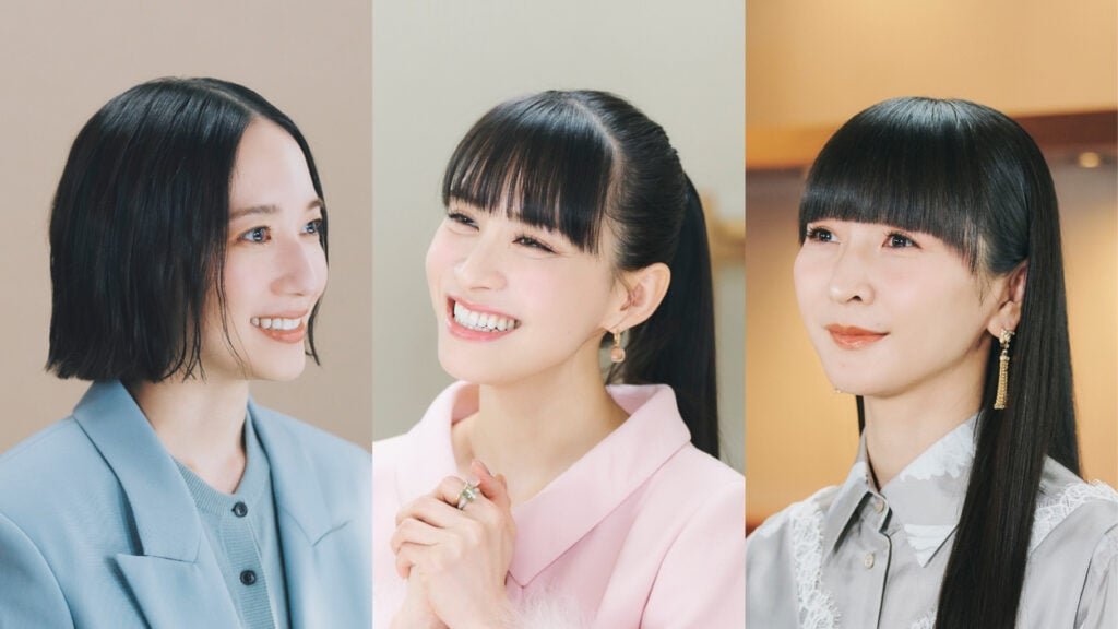 screenshots of 3 different women from Taketoshi Sado’s Perfume Cold Sleep -25 years Document-