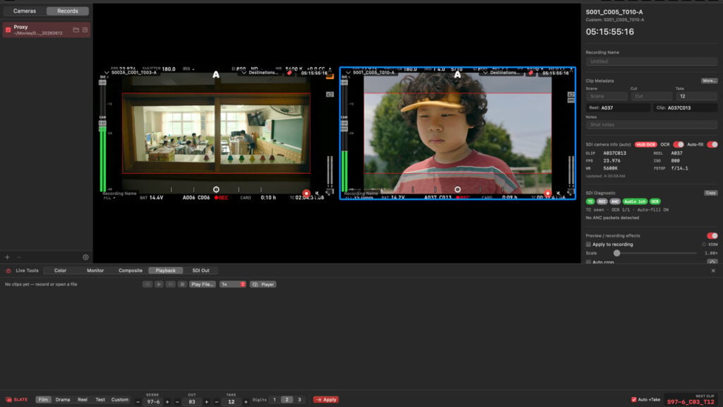 a screenshot of the main window of the application First Rush