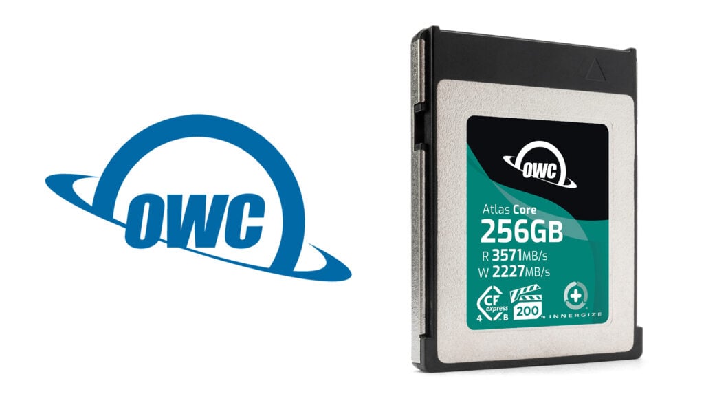The OWC Atlas Core 256GB CFExpress 4.0 Type B Memory Card