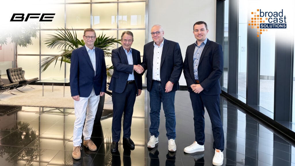 from left to right Sven Hesselbach, Martin Dempf, Stefan Breder, and Maximilian Breder