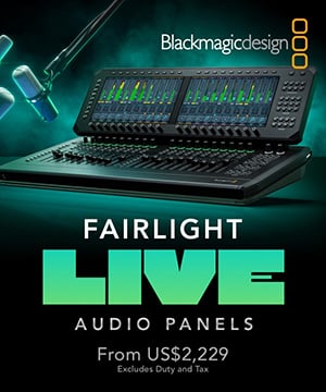 Fairlight Live Audio Panels