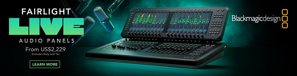 Fairlight Live Audio Panels