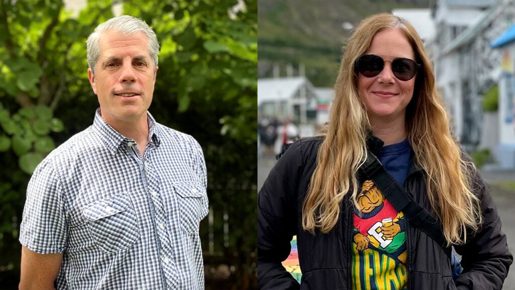 images of Neal Cohen and Kate Smith, both of Flavor studio