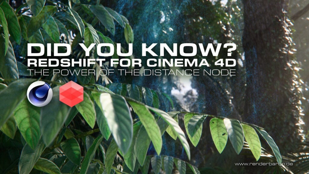 text that says Did You Know? Redshift for Cinema 4D
