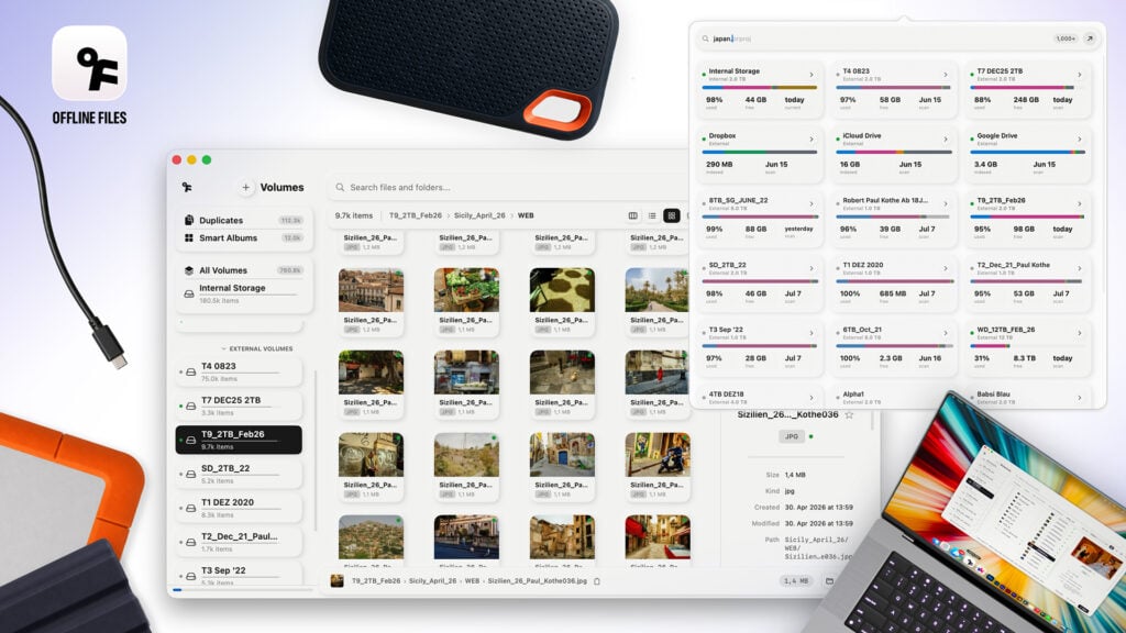 a screenshot of various image and video files on a Mac computer