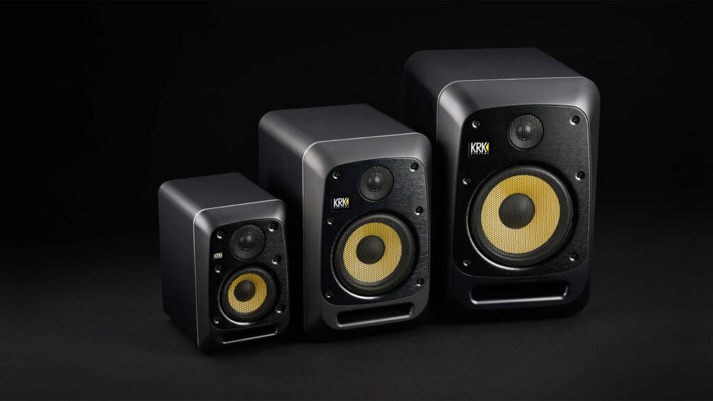 the KRK V Series Five Studio Monitors in three sizes