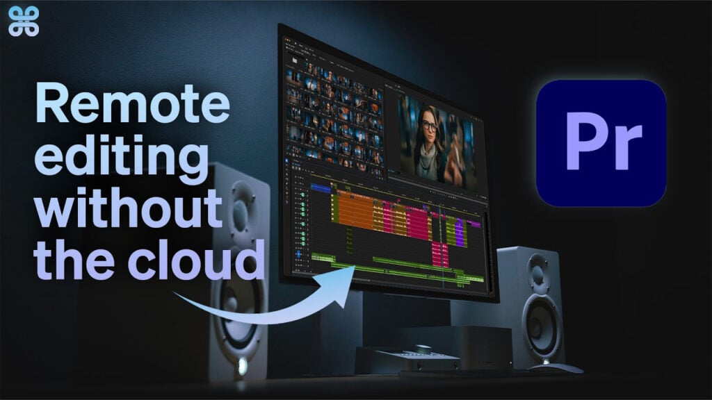text that says Remote editing without the cloud
