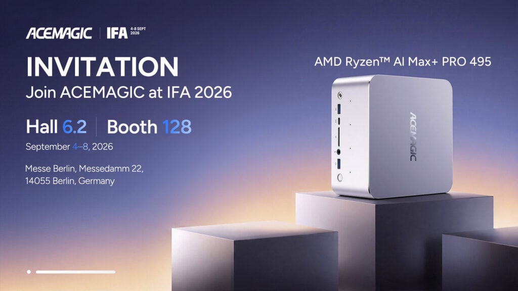 The ACEMAGIC Ryzen AI Max+ PRO 495 AI Mini Workstation